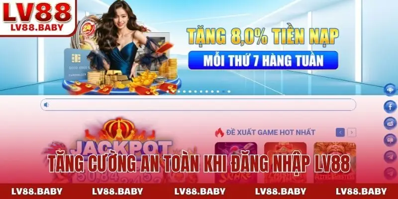 Tăng cường an toàn khi đăng nhập LV88